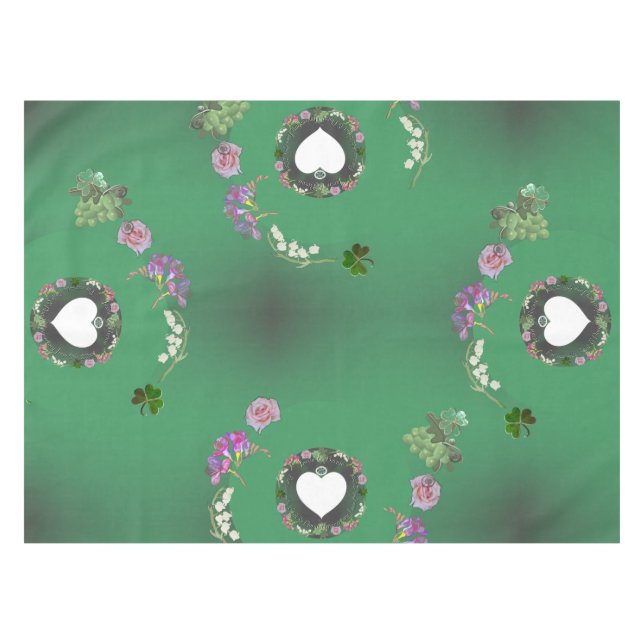 Mantel 4.º Aniversario de la Fruta y la Flora + Pestaña F (Frente (Horizontal))