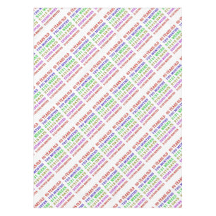 Mantel 60.º cumpleaños