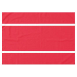 Mantel 70 franjas deportivas blancas rojas brillantes