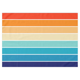 Mantel 70s Rainbow Stripes