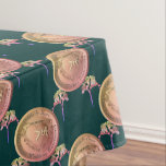 Mantel 7.º Boda Aniversario de la medalla FresiaTableclot<br><div class="desc">¿Tratando de encontrar ese singular mantel de sétimo aniversario boda con un toque romántico? ¡Entonces tal vez mi original medallón de corazón de cobre y diseño fresia impreso en los manteles personalizados de Zazzle será sólo el regalo que estás buscando!</div>