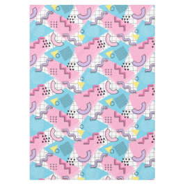 Mantel 80's Memphis Active Pink Light Blue