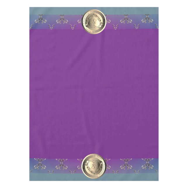 Mantel 8.º aniversario del Boda Emblema del Corazón de Br (Anverso)