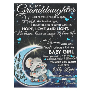 Mantel A mi hija Elephant: regalo de cumpleaños, regalo d