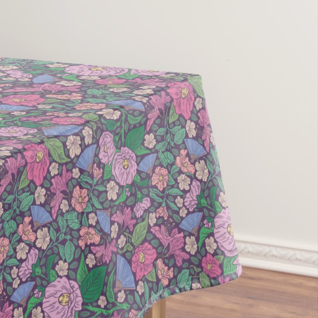 Mantel Abanicos japoneses de amapolas del Día de la Madre (In Situ)