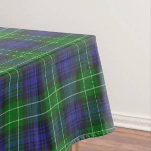 Mantel Abercrombie Blue Green Tartan Plaid Scottish