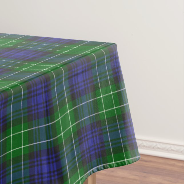 Mantel Abercrombie Blue Green Tartan Plaid Scottish (In Situ)