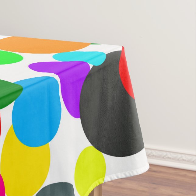 Mantel Abstract Art Turquoise Green Blue White (In Situ)