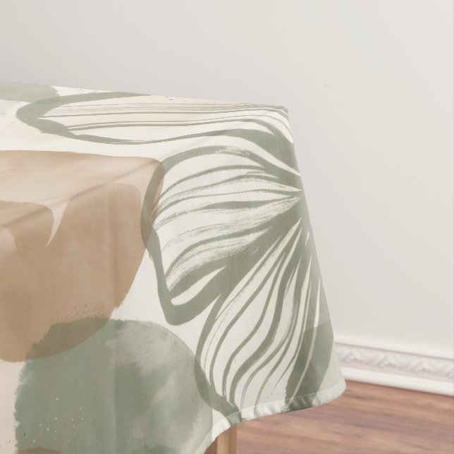 Mantel Abstract Gouache Floral Composition (In Situ)