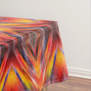 Mantel Abstract Sunset Color Tableclol