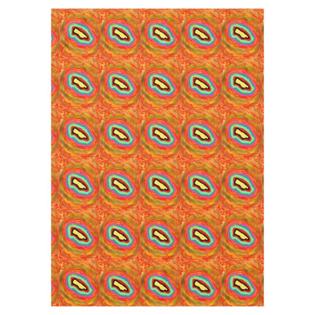 MANTEL ABSTRACTO DE DISEÑO DE ARTE AFRO (Anverso)