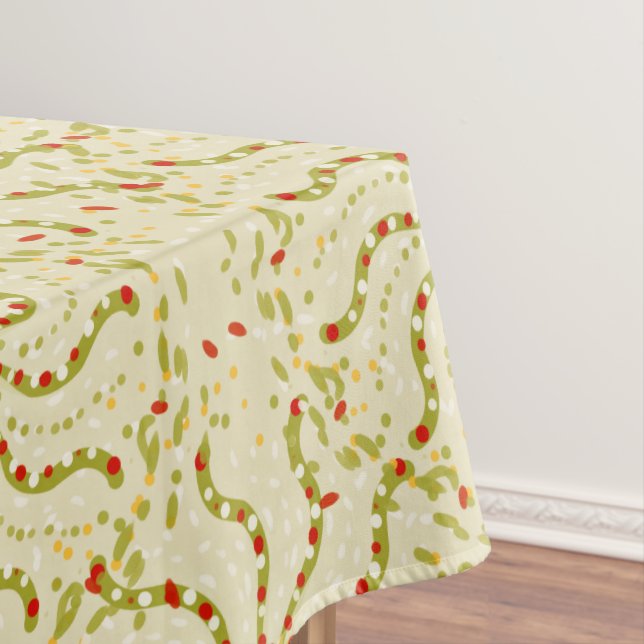 Mantel Abstracto patrón ornamental floral - claro (In Situ)