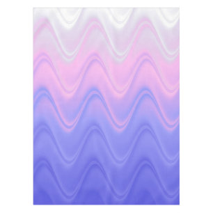 Mantel Abstracto Rosa Purpura Ondulado