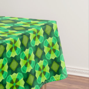 Mantel abstracto verde