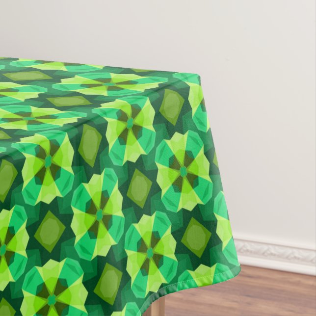 Mantel abstracto verde (In Situ)