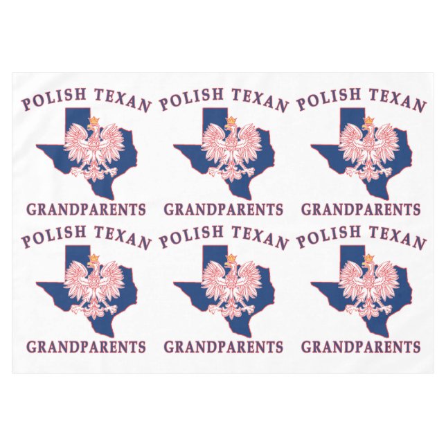 Mantel Abuelos texanos de Polonia (Frente (Horizontal))