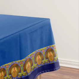 Mantel Acción de Gracias de Cristal Manchado Turquía 52" 