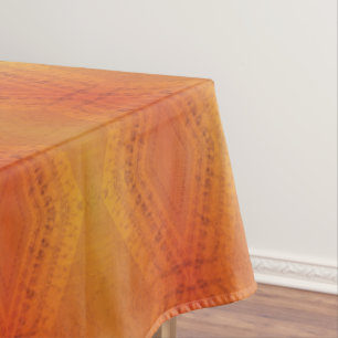 Mantel Aceptación   Patrón de Shibori Amarillo Naranja Ro