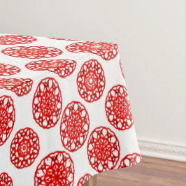 Mantel Acogedores Navidades de patrón abstracto de invier