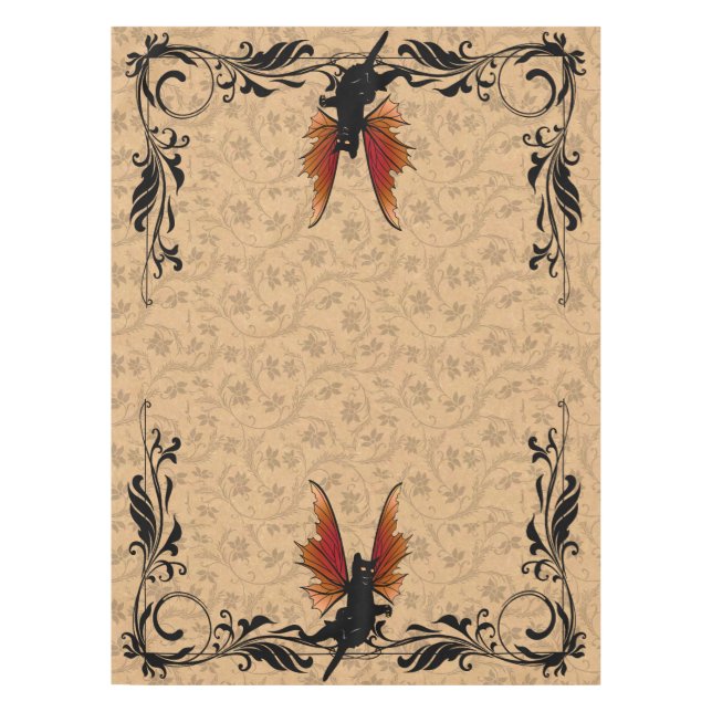 Mantel Acorn de gato cósmico (Anverso)