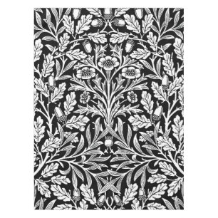 Mantel Acornos de espejos y robles dejan negro y blanco