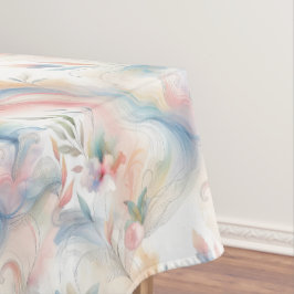Mantel Acuarela Botánica Pastel Elegante