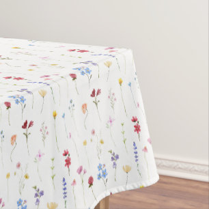 Mantel Acuarela de flores silvestres minimalista Boho Cot