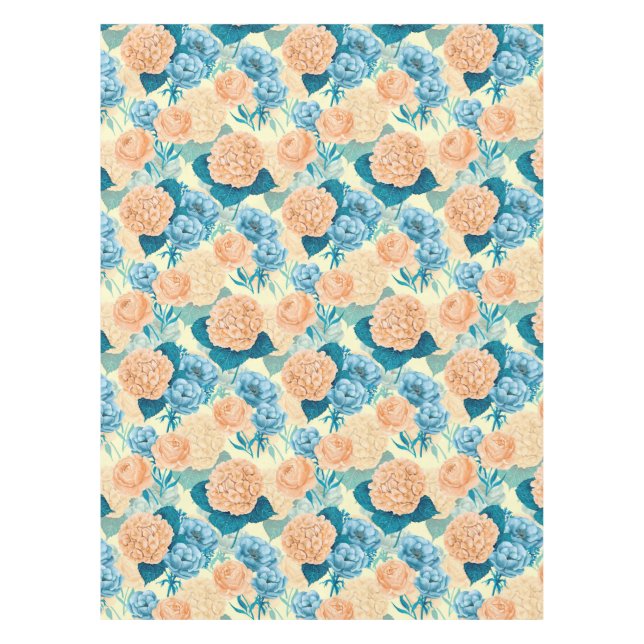 Mantel Acuarela de jardín de primavera (Anverso)