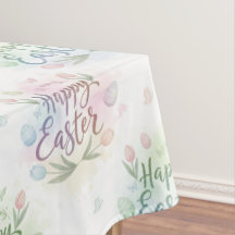 Acuarela Feliz Pascua con Letras a Mano