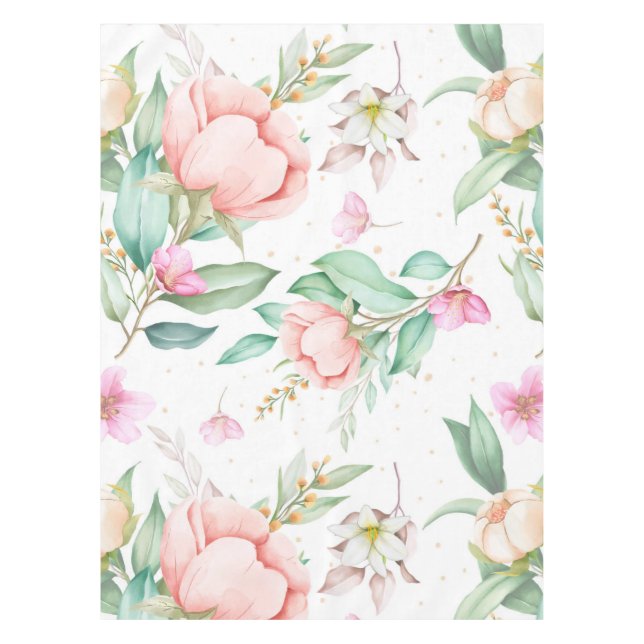 Mantel Acuarela floral (Anverso)