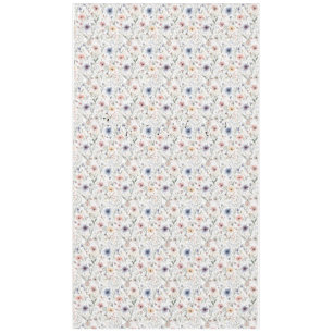 Mantel Acuarela Floral Tejido estílico de tabla botánica