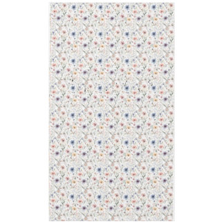 Mantel Acuarela Floral Tejido estílico de tabla botánica