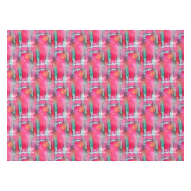 Mantel Acuarela pintada extracto del resplandor de Sun (Frente (Horizontal))