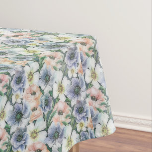 Mantel Acuarela suave de color pastel floral