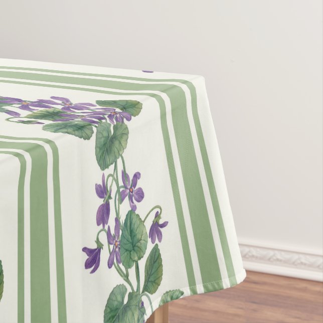 Mantel Acuarela violetas y rayas (In Situ)