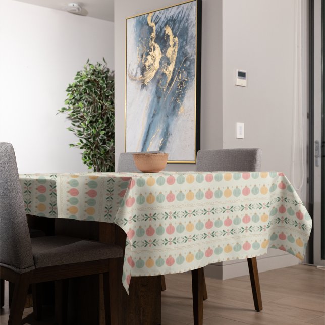 Mantel Adornos Navideños Pastel (Subido por el creador)