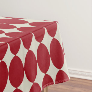 Mantel Adornos Navideños Rojos Modernos y Elegantes