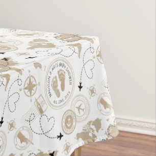 Mantel Adventure Awath Baby Shower Tablecloth