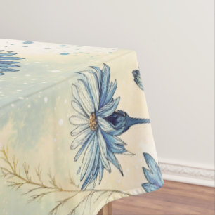 Mantel Aesthetic Blue Wildflowers