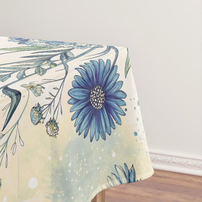Mantel Aesthetic Blue Wildflowers (In Situ)