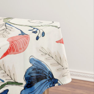 Mantel Aesthetic Watercolor Patriotic Wildflowers