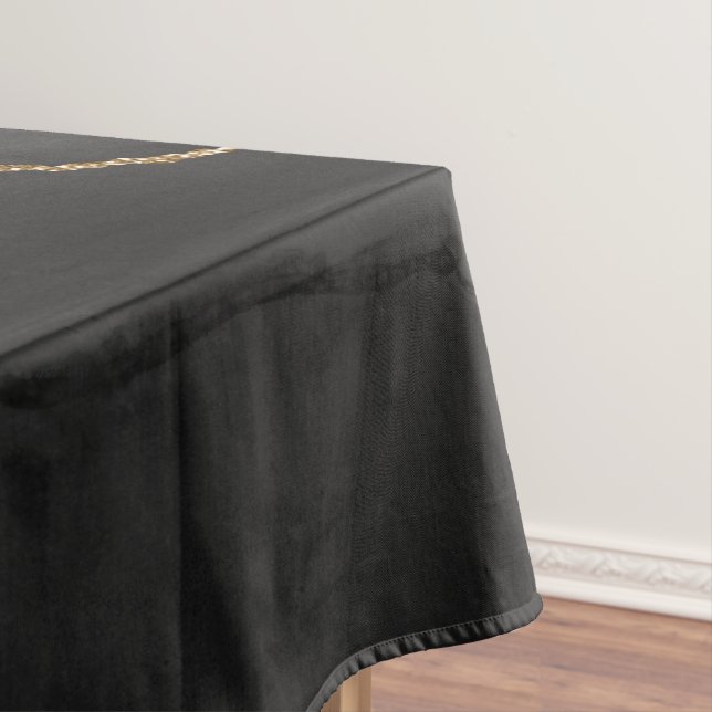 Mantel Agate Tablecloth, Purpurina de oro negro (In Situ)