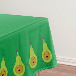 Mantel Aguacate Cumpleaños Prty Kids