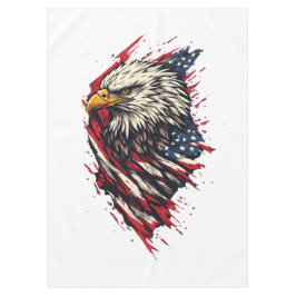 Mantel Águila Americana Patriótica Vintage 4 de Julio