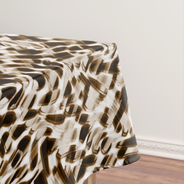 Mantel Agujeros torcidos marrones en movimiento, oscuros  (In Situ)