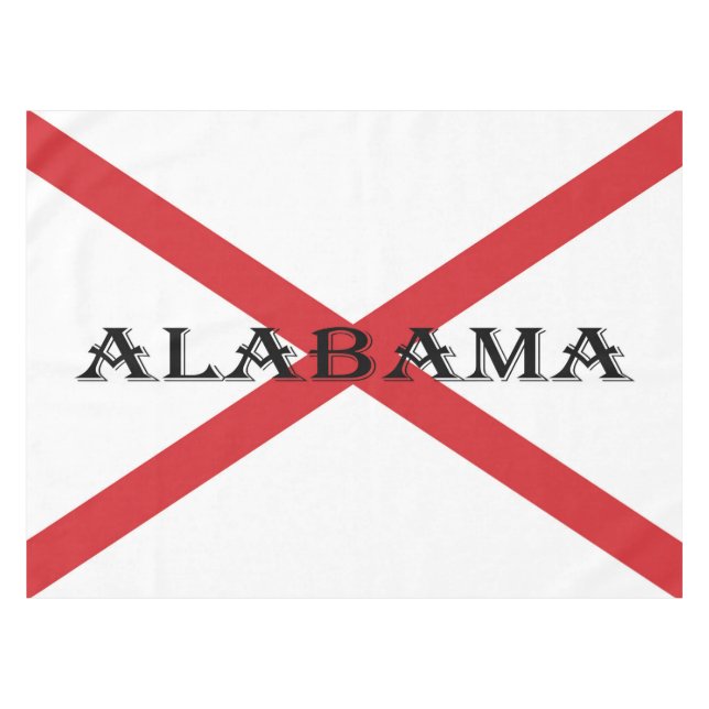 Mantel Alabama y tcnt de bandera (Frente (Horizontal))