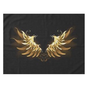 Mantel Alas del Ángel de Oro sobre fondo negro