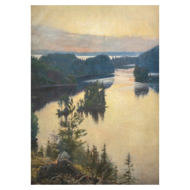 Mantel Albert Edelfelt - Kaukola Ridge at Sunset (Anverso)