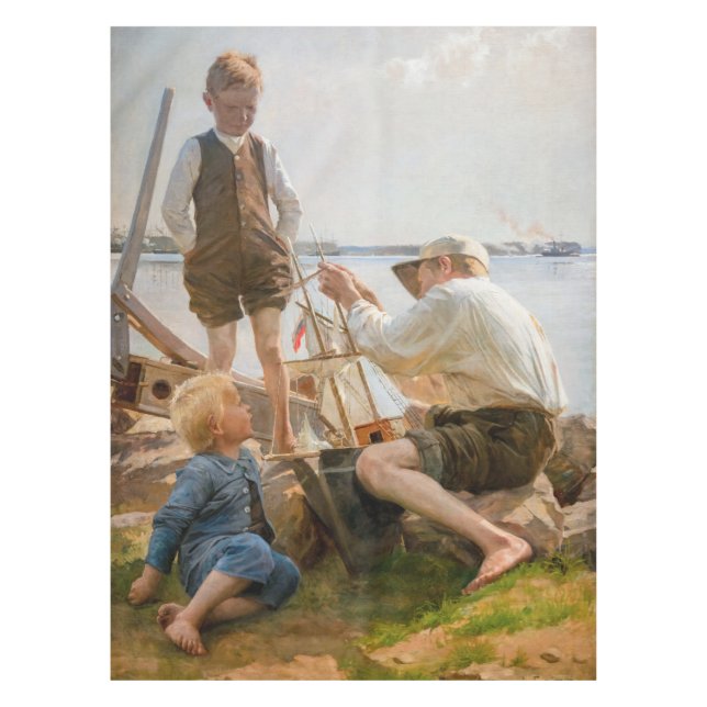 Mantel Albert Edelfelt - Shipbuilders (Anverso)