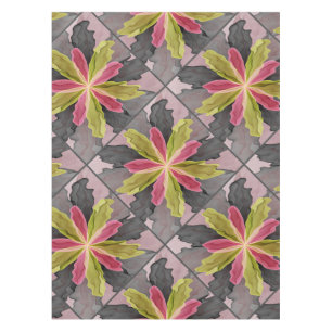 Mantel Alegría, antracita verde rosada Fantasía Flower Fr